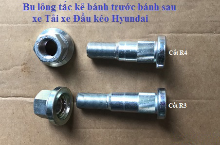 Bulong tắc kê bánh trước bánh sau xe tải Hyundai, xe Đầu kéo Hyundai